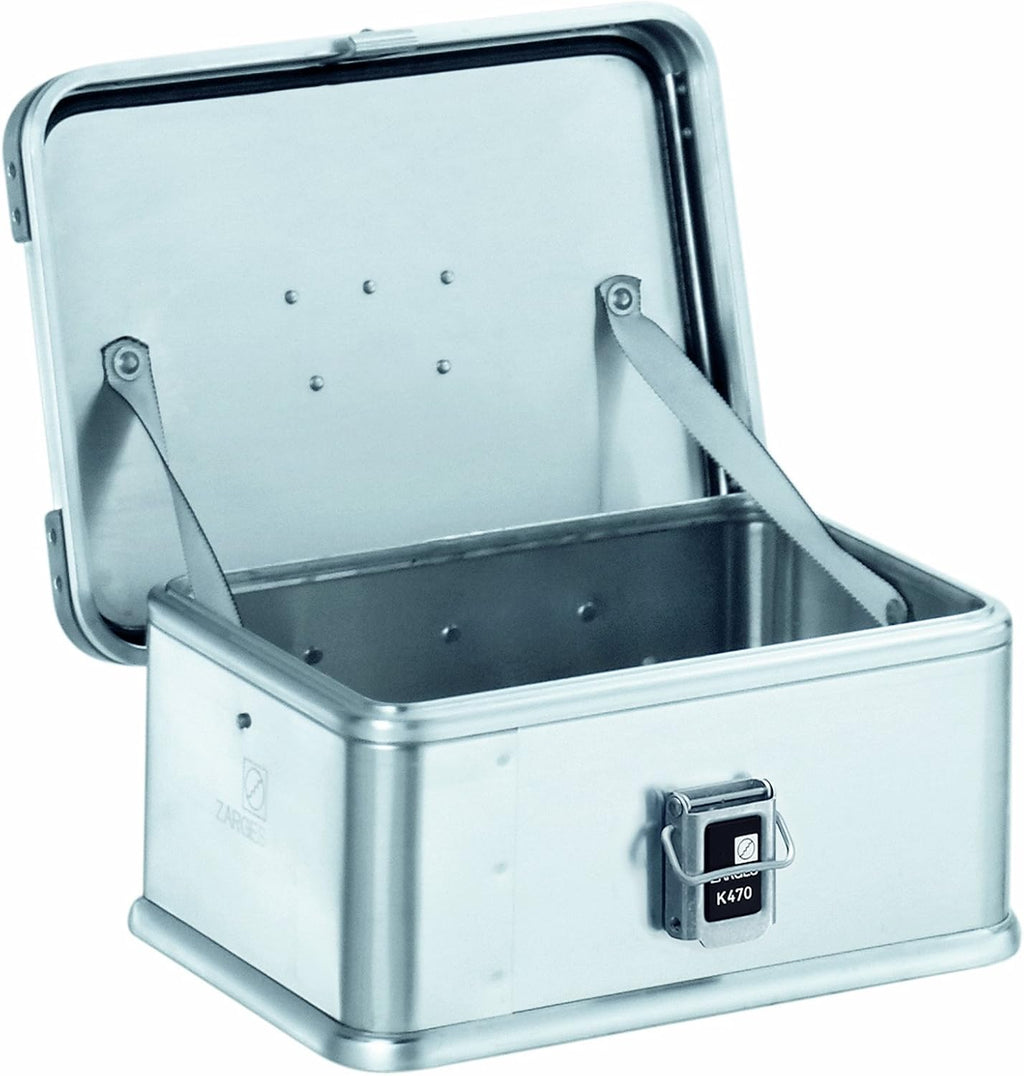 Aluminum Hard Protective Carrying Case, Stackable Storage, Safe Lock Box (44.1 x 28.3 x 18.9 Inches) V9770