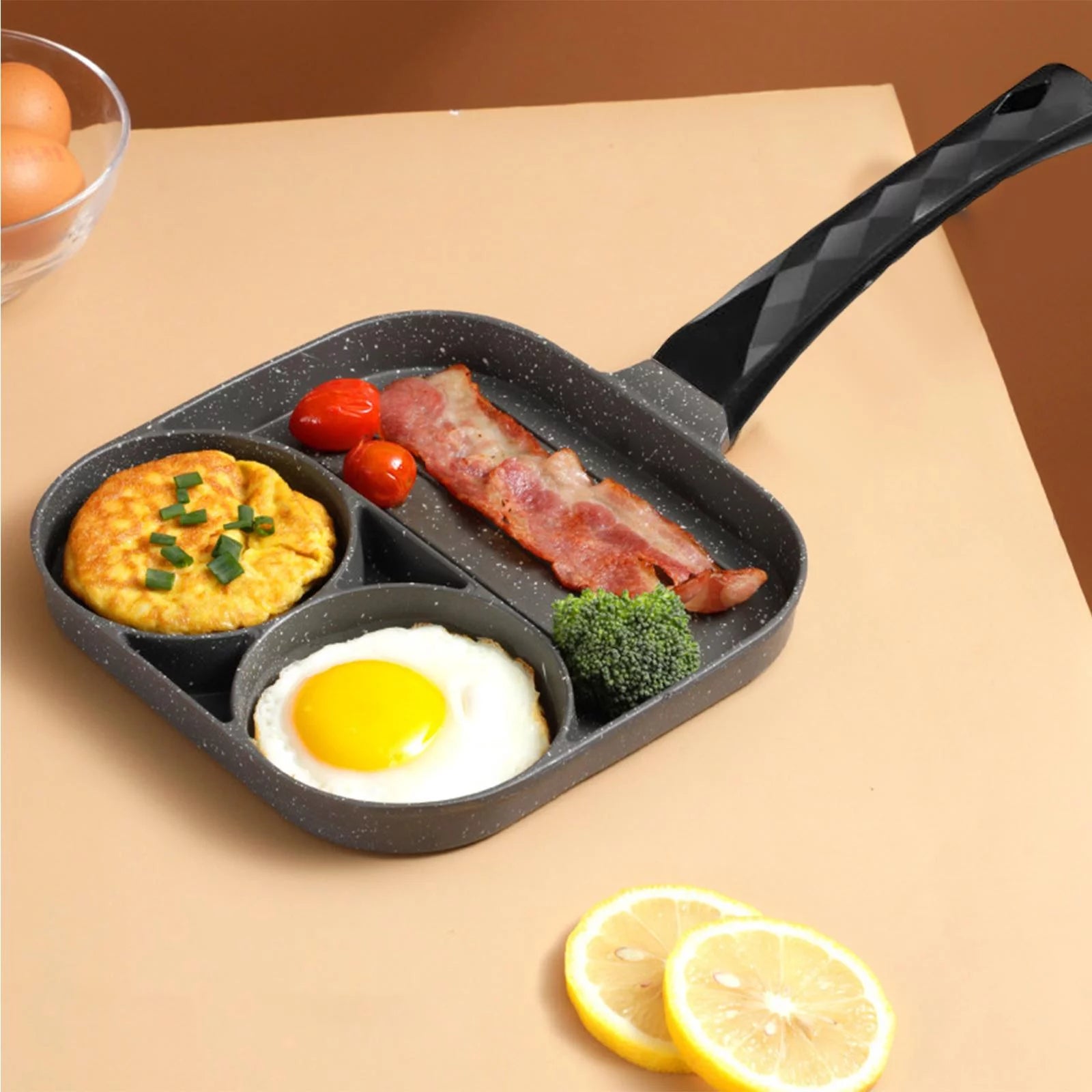 2 in 1 Non-Stick Frying Pan with Saucepan R32076