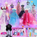 800+Pcs Fashion Designer Kit with 6 Mannequins Sewing Kit A82925