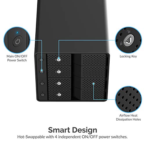 USB 3.2 5-Bay SATA Hard Drive Docking Station with USB-C R866