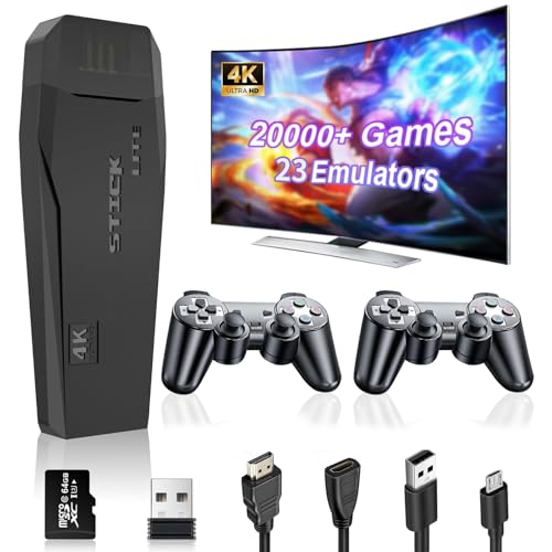 Wireless Retro Game Console Stick with 2.4G Wireless Controllers, 64GB H19681