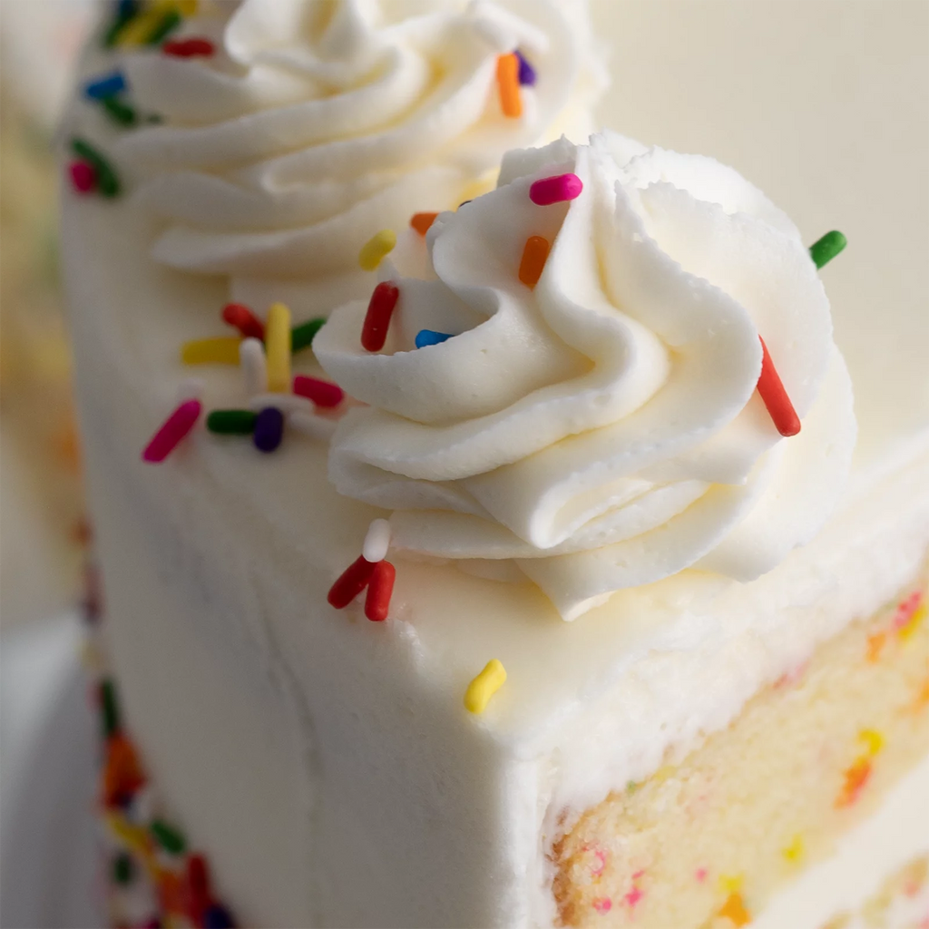 Vanilla Confetti Cake, Large 10” Size B549