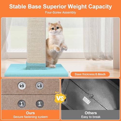 33 Inch Sisal Cat Scratching Post B274