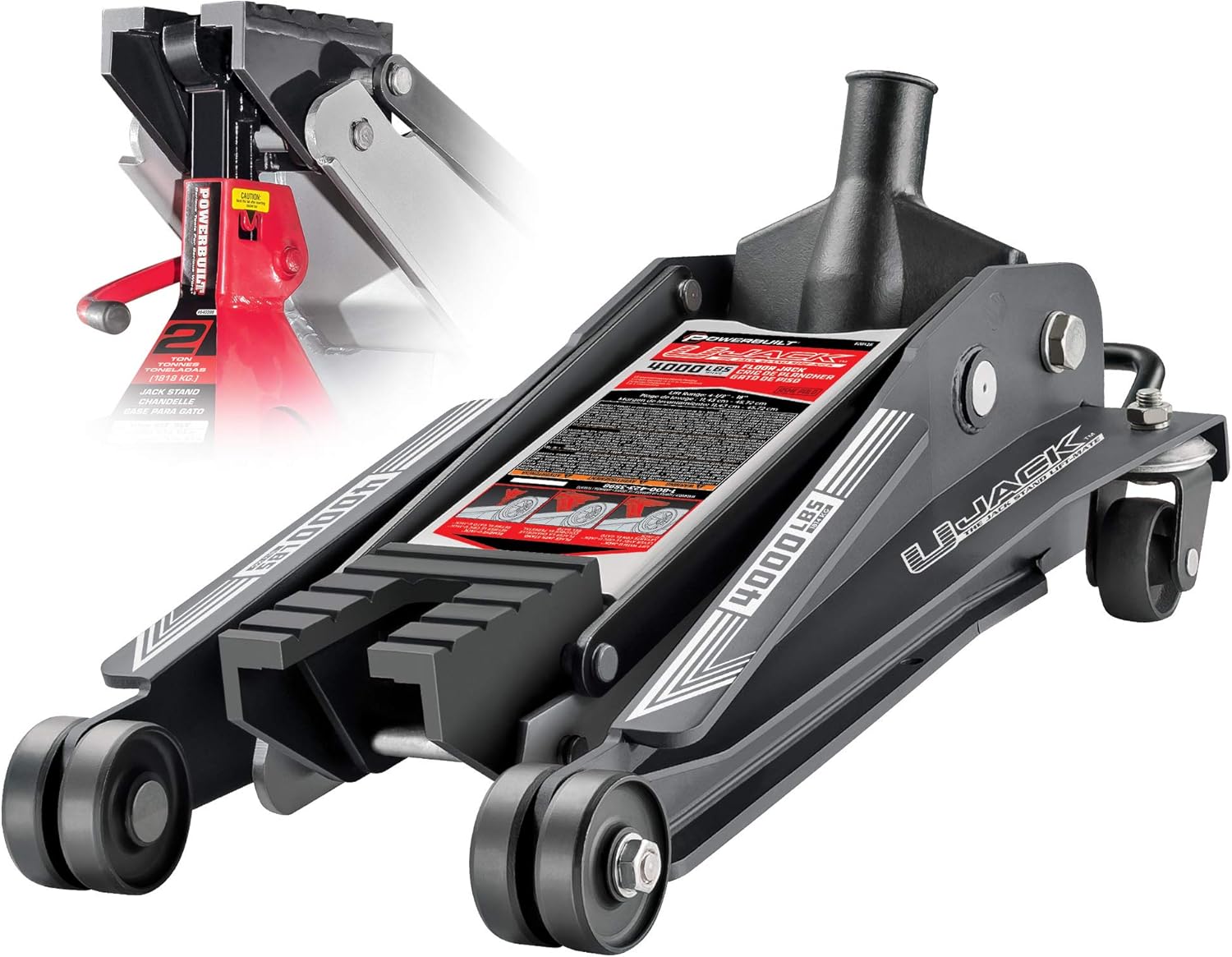 2 Ton 4000 lbs Garage Jack L76003