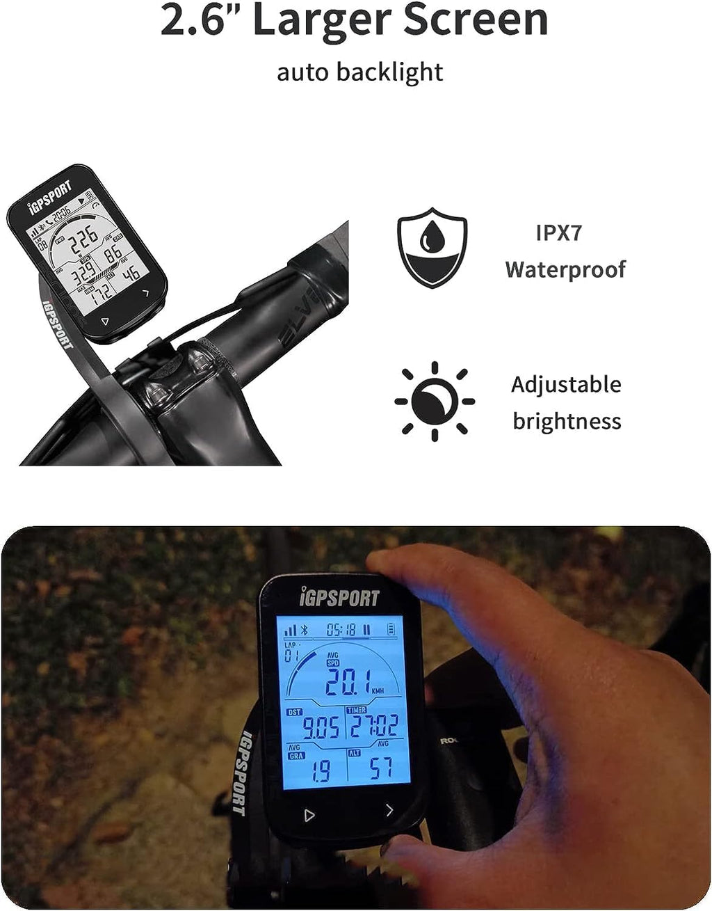 Bike Computer Wireless Cycling Computer B299519