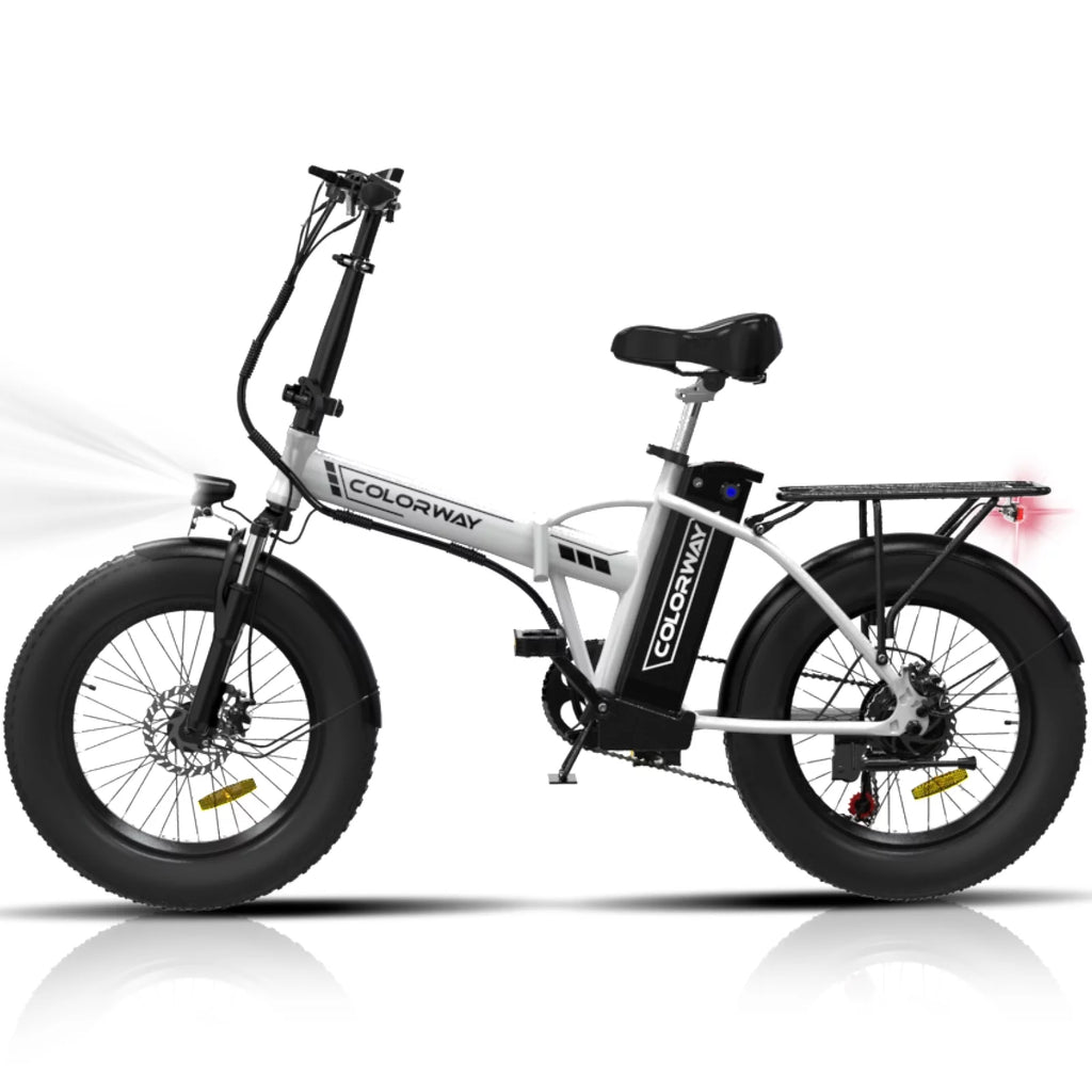 20"x3.0 Fat Tire Electric Bicycle with 500W/36V/12Ah Battery, Shimano 7-Speed E694323