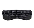 Black Leather Power Reclining Sectional K909