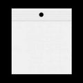 Clear Vacuum Bag with Zipper and Hang Hole, 3 mil, 10 x 16, 500/Case X9028