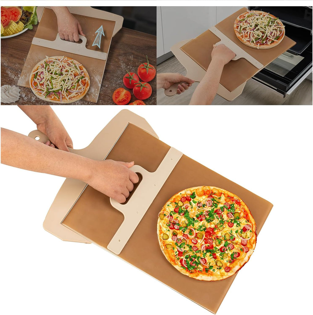 12 inch Non-Stick Pizza Peel with Handle J74725