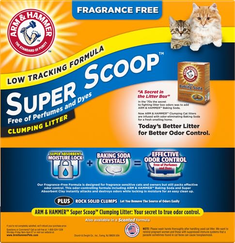 Fragrance Free Clumping Cat Litter 40lb F252