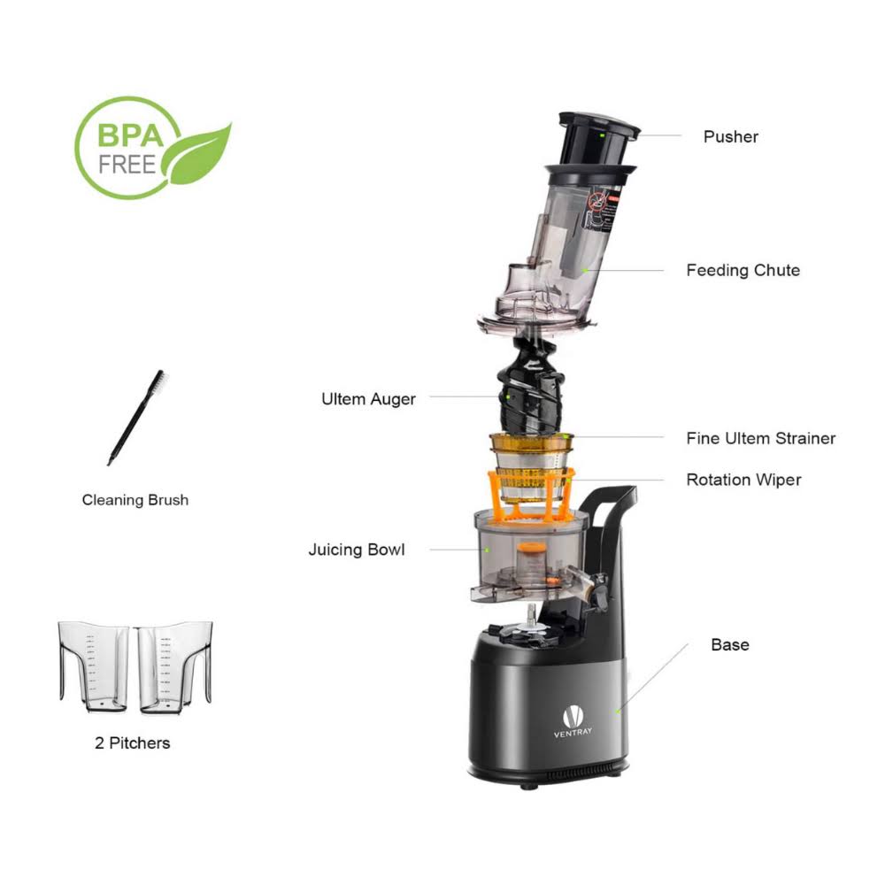 Black Masticating Juicer V943612