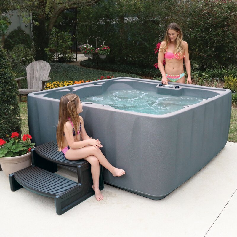 6 Person 29 Jet Square Plug And Play Hot Tub V9869