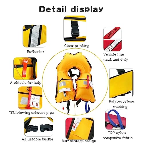 Portable Inflatable Snorkel Vest (330LB) C782008