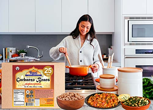 Garbanzo Beans (Kabuli Chana) 128oz (8lbs) 3.63kg Bulk D13391