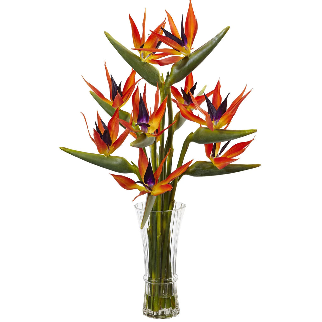 Large Birds of Paradise in Vase U43851