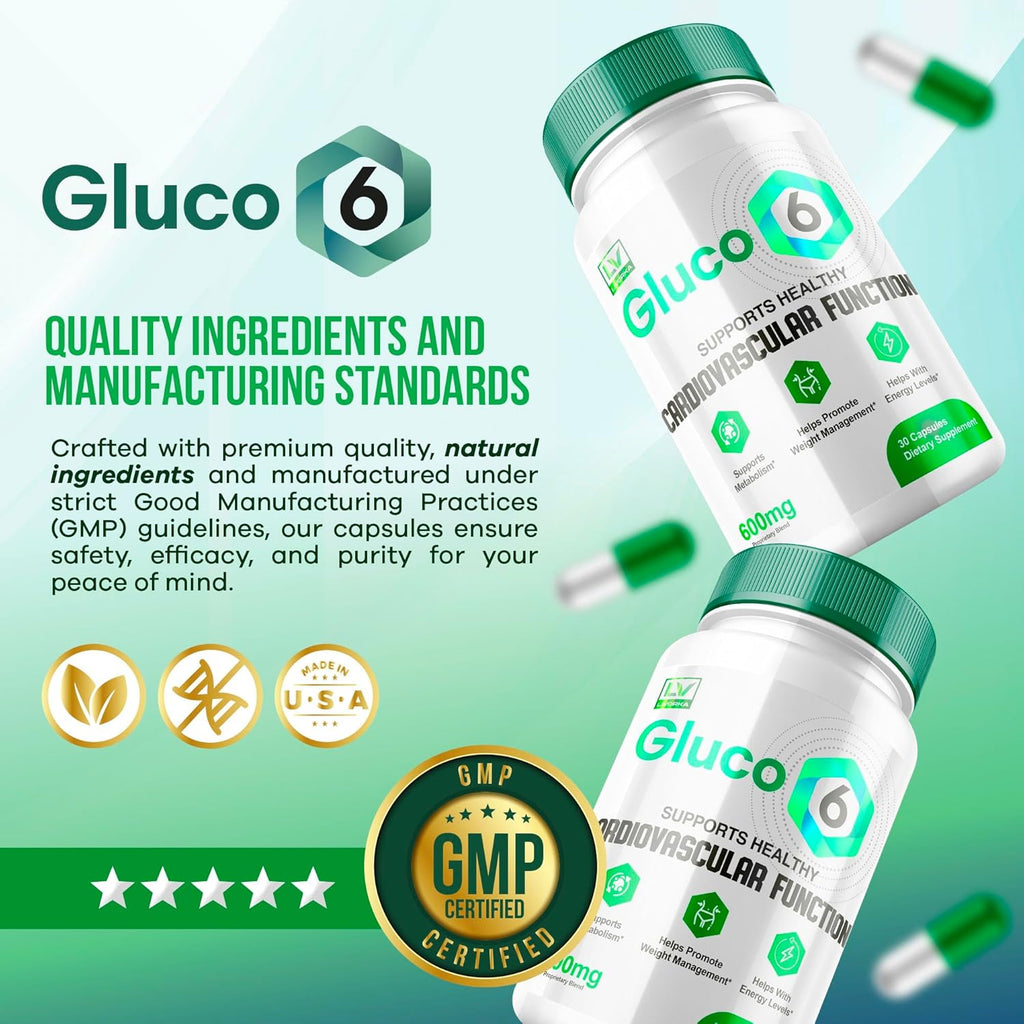3 Pack 90 Capsules Gluco 6 Capsules X263232