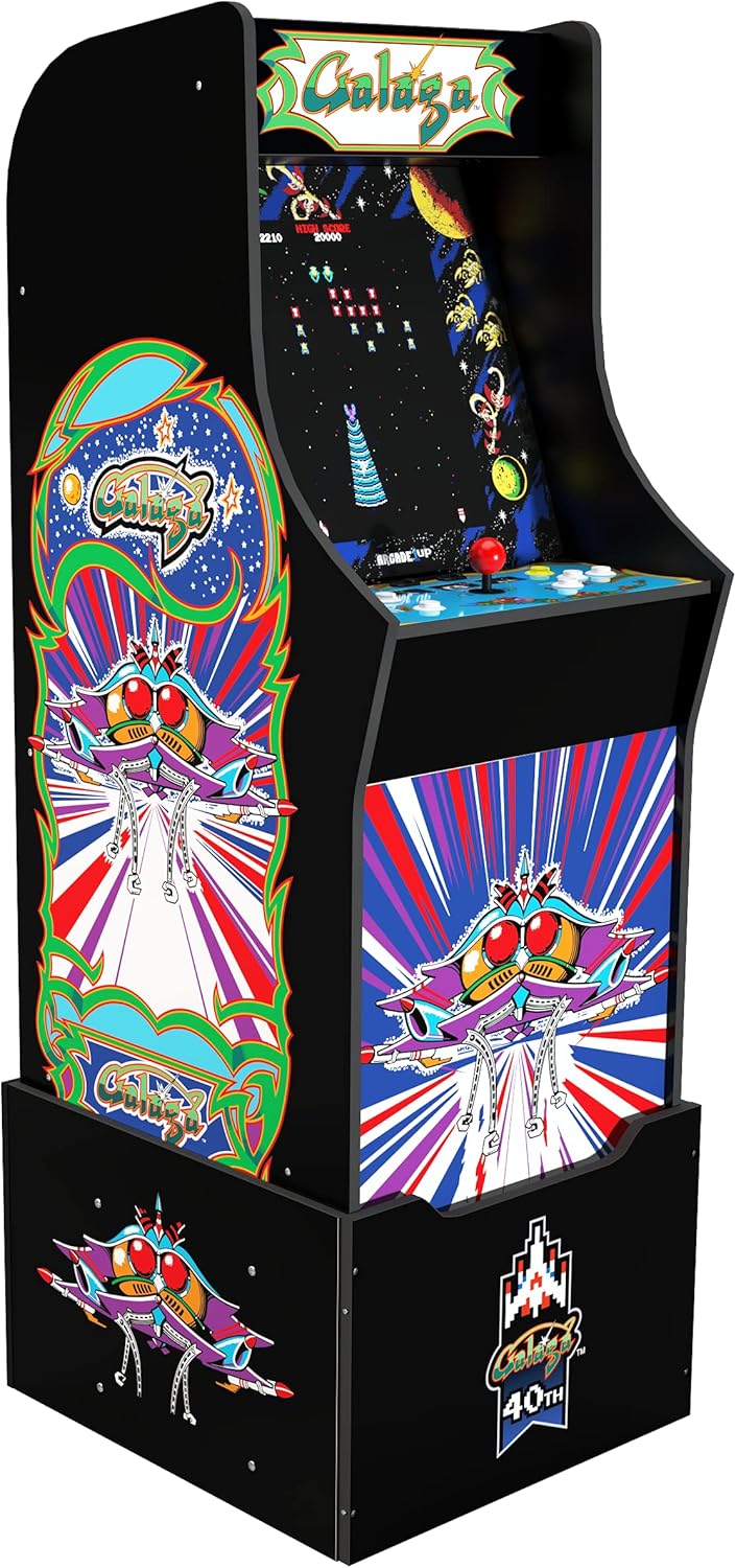 Galaga Arcade Machine with Riser U85886