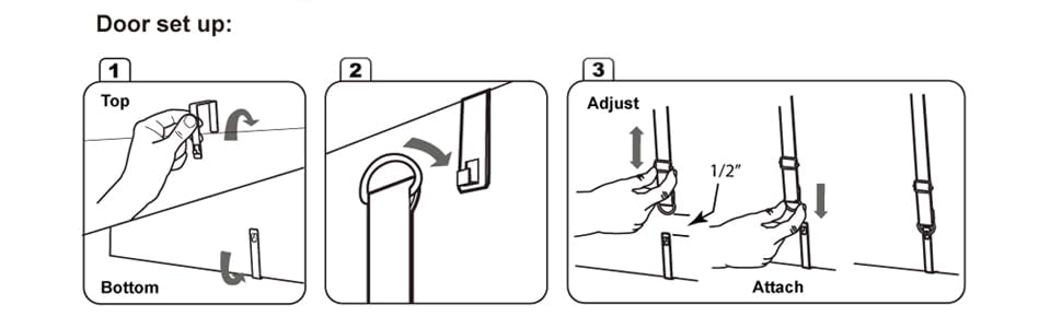 Black Over-The-Door Hat Rack with 2 Straps L77762