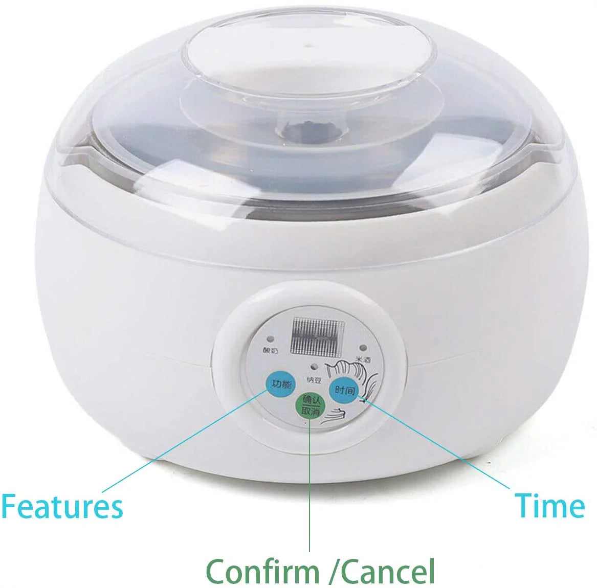 1.5L Stainless Steel White Yogurt Natto Machine H46825