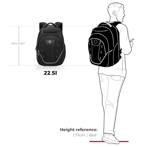 Large Backpack with USB Charging Port and RFID Protection M416990