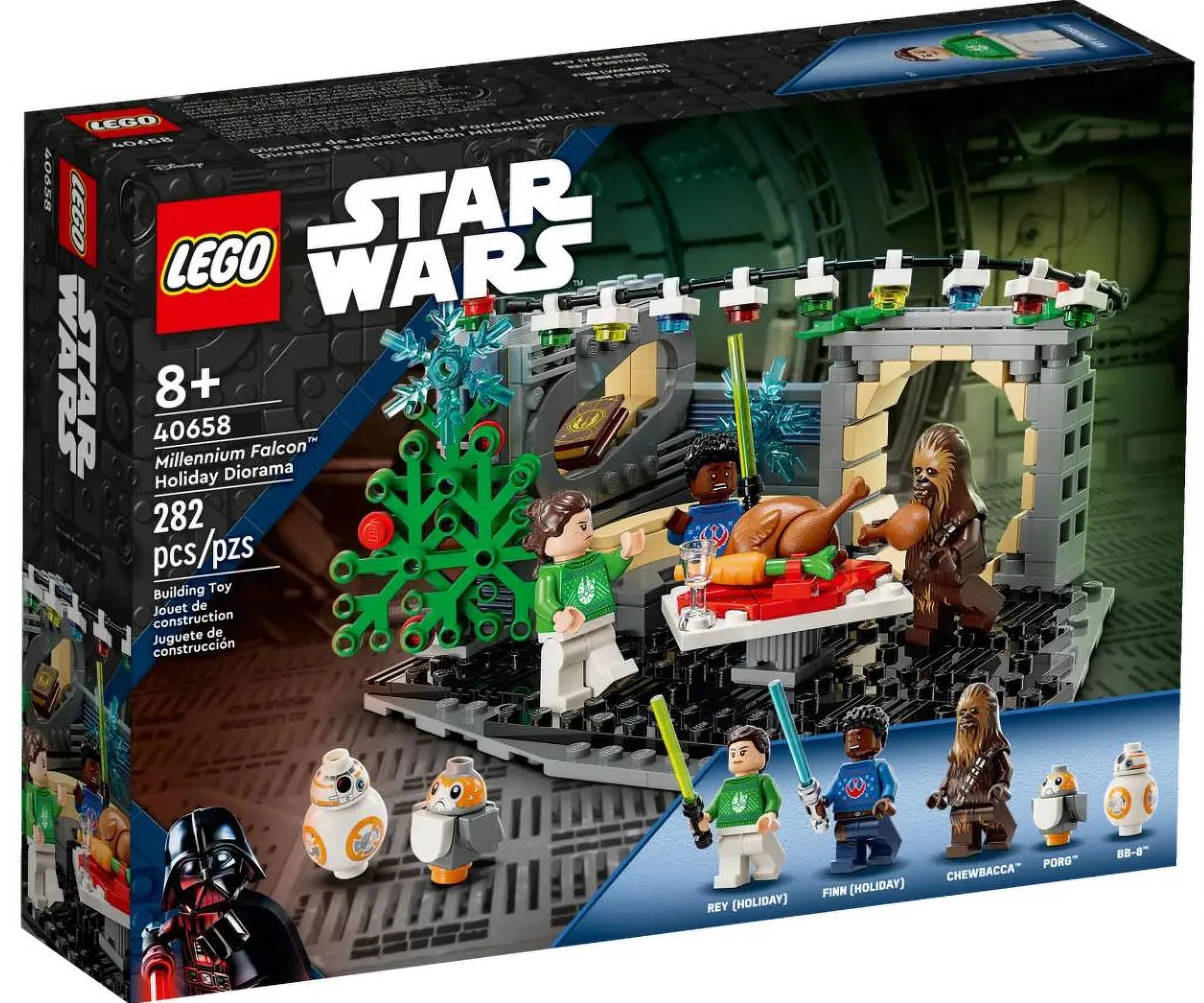282pcs Star Wars Millennium Falcon Holiday Diorama E7269