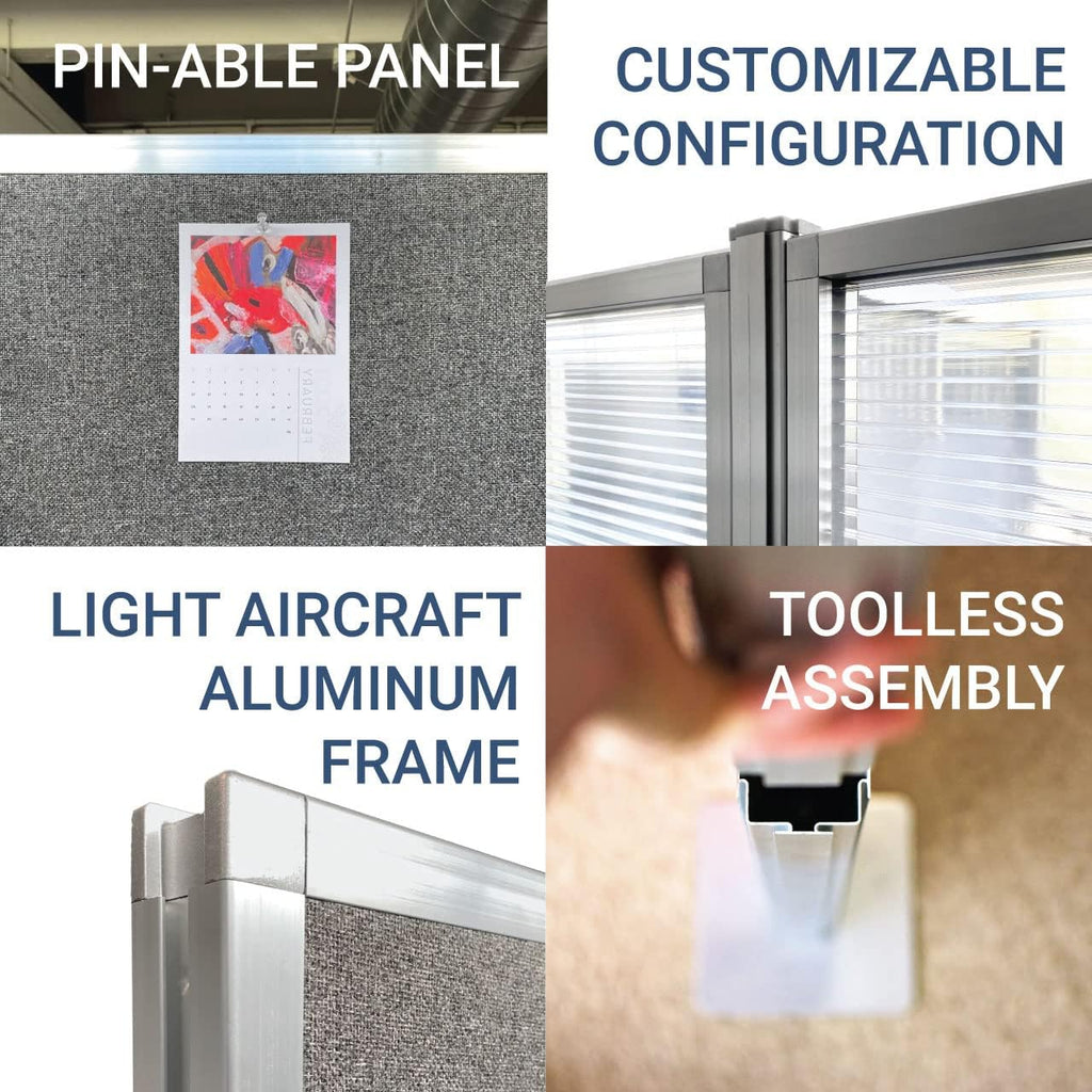 Electric Cubicle Privacy Panels S57282