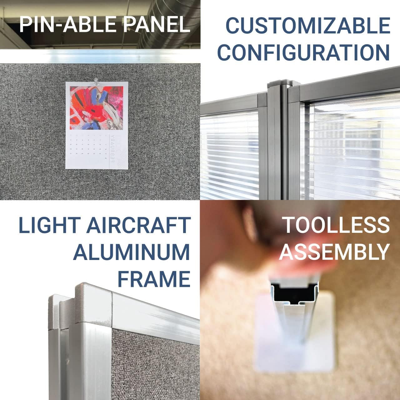 Electric Cubicle Privacy Panels S57282