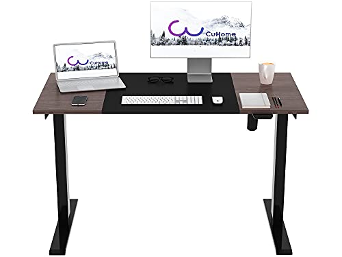 Electric Standing Desk 48 x 24 Inch Height Adjustable Sit Stand Desk with Splice Board W628166