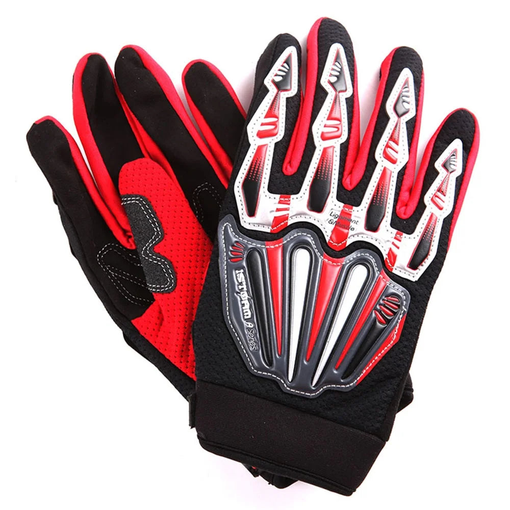 Spider Red Motorcycle Helmet Bundle E123