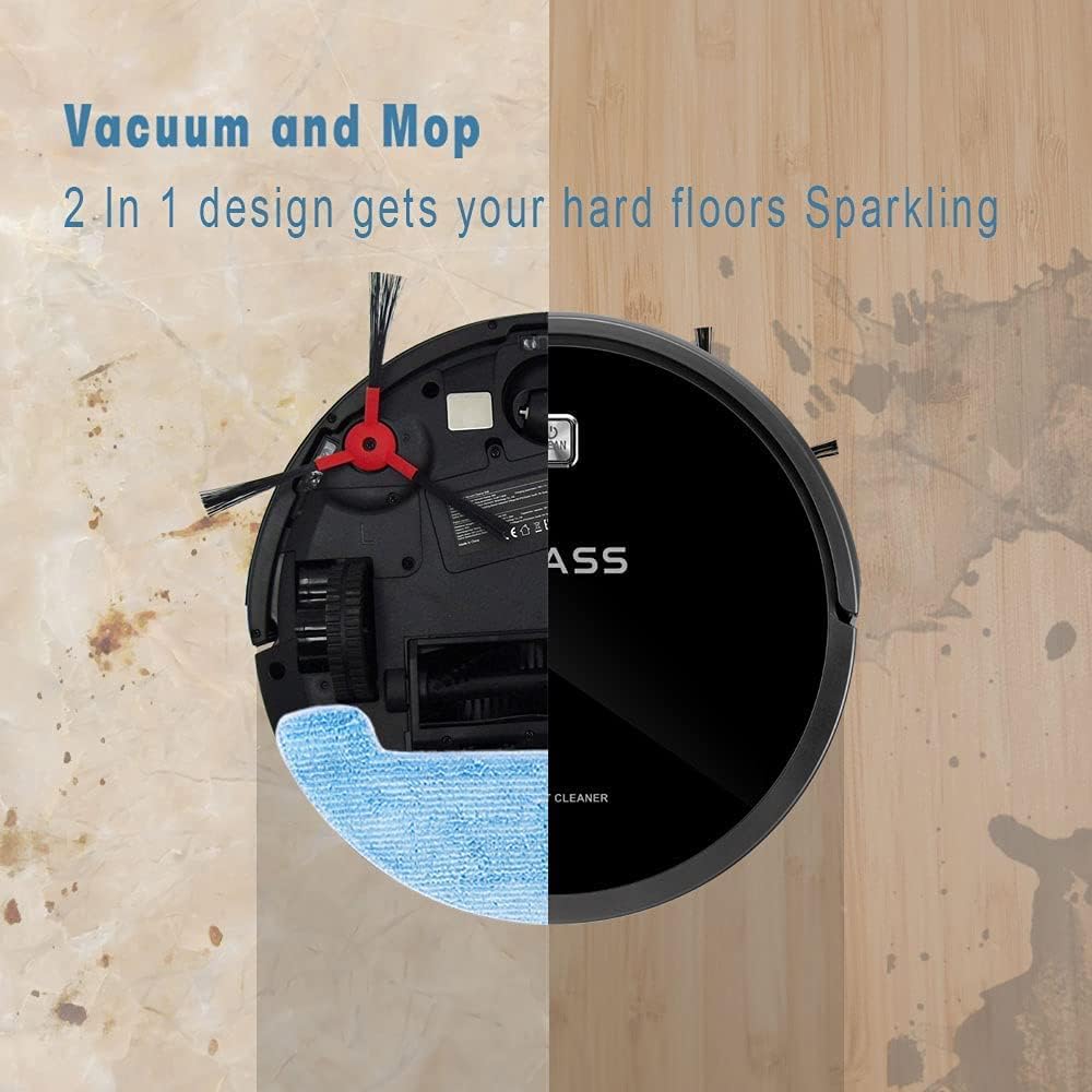 Robot Vacuum and Mop, 2600Pa Suction, Self-Charging F19511