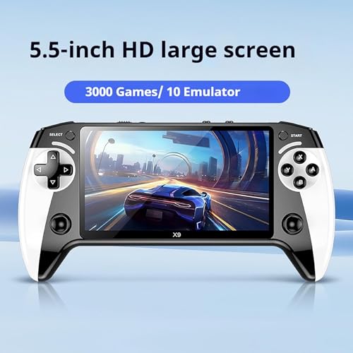 5.5'' HD Display Retro Handheld Game Console with 3000 Classic Games C64855