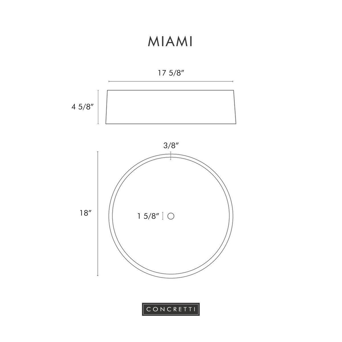 Yellow Concrete Vessel Sink U119157