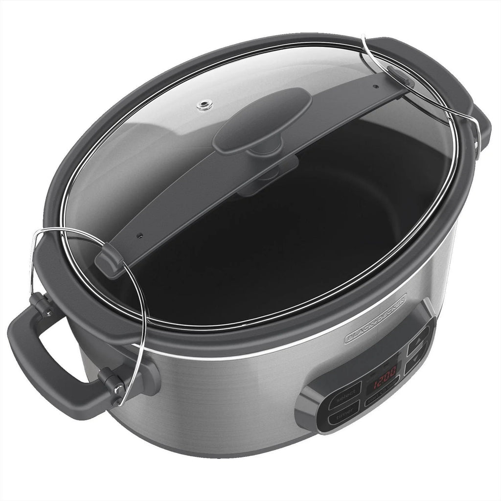 Digital Slow Cooker with 7 Quart Capacity, Stainless Steel C4617