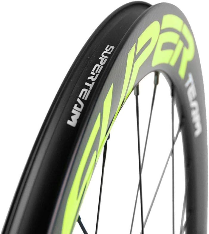 50/23mm Carbon Wheelset Fixed Gear Bike Wheel 700c Clincher Single Speed P724
