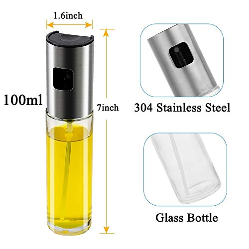 Oil Sprayer for Cooking Olive Oil Sprayer Mister for Air Fryer Vegetable Vinegar Oil Portable Mini Kitchen Gadgets X797520