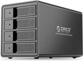 4 Bay USB 3.0 SATA External Hard Drive Enclosure for 3.5 inch HDD Aluminum Alloy RAID Enclosure S858