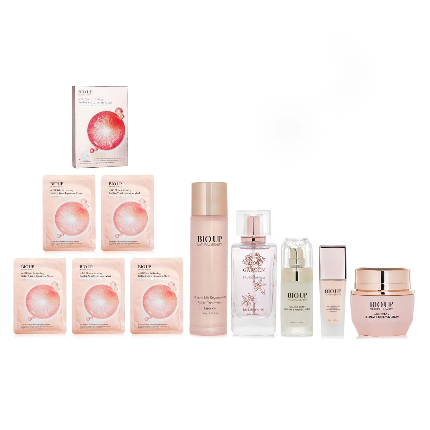 Rose Garden & Natural Beauty BIO UP Bundle 6pcs I9471