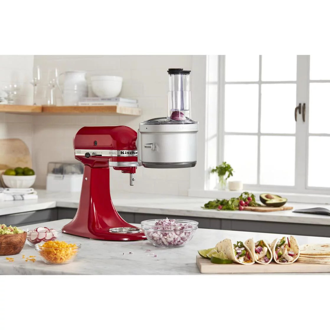 Gray Food Processor Attachment with Dicing Kit X30734