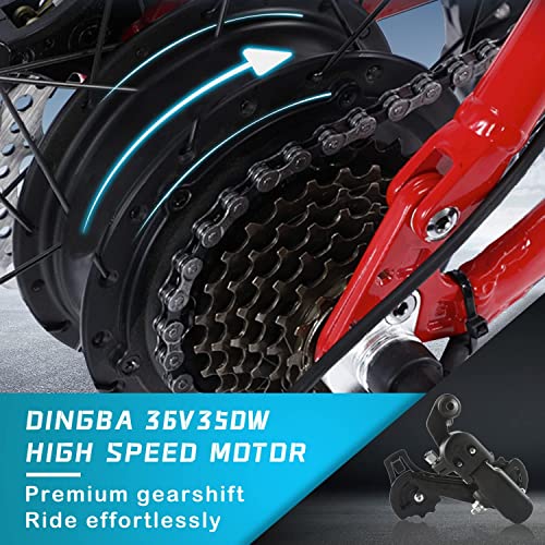 26" 350W 36V 10A Foldable Electric Bike with Removable Battery A819