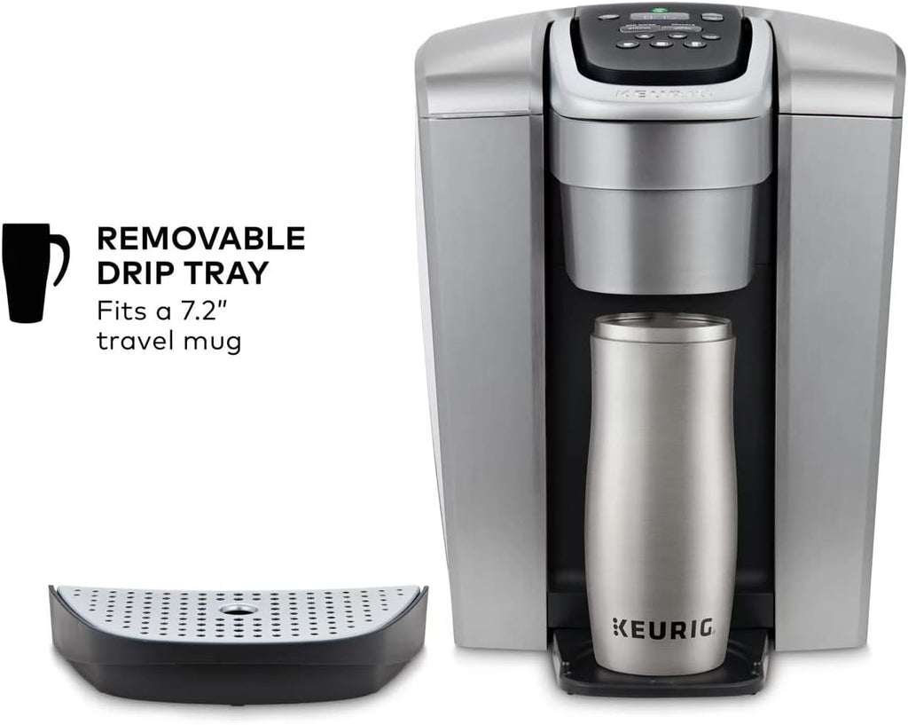Brushed Silver Single Serve Programmable Coffeemaker W118074