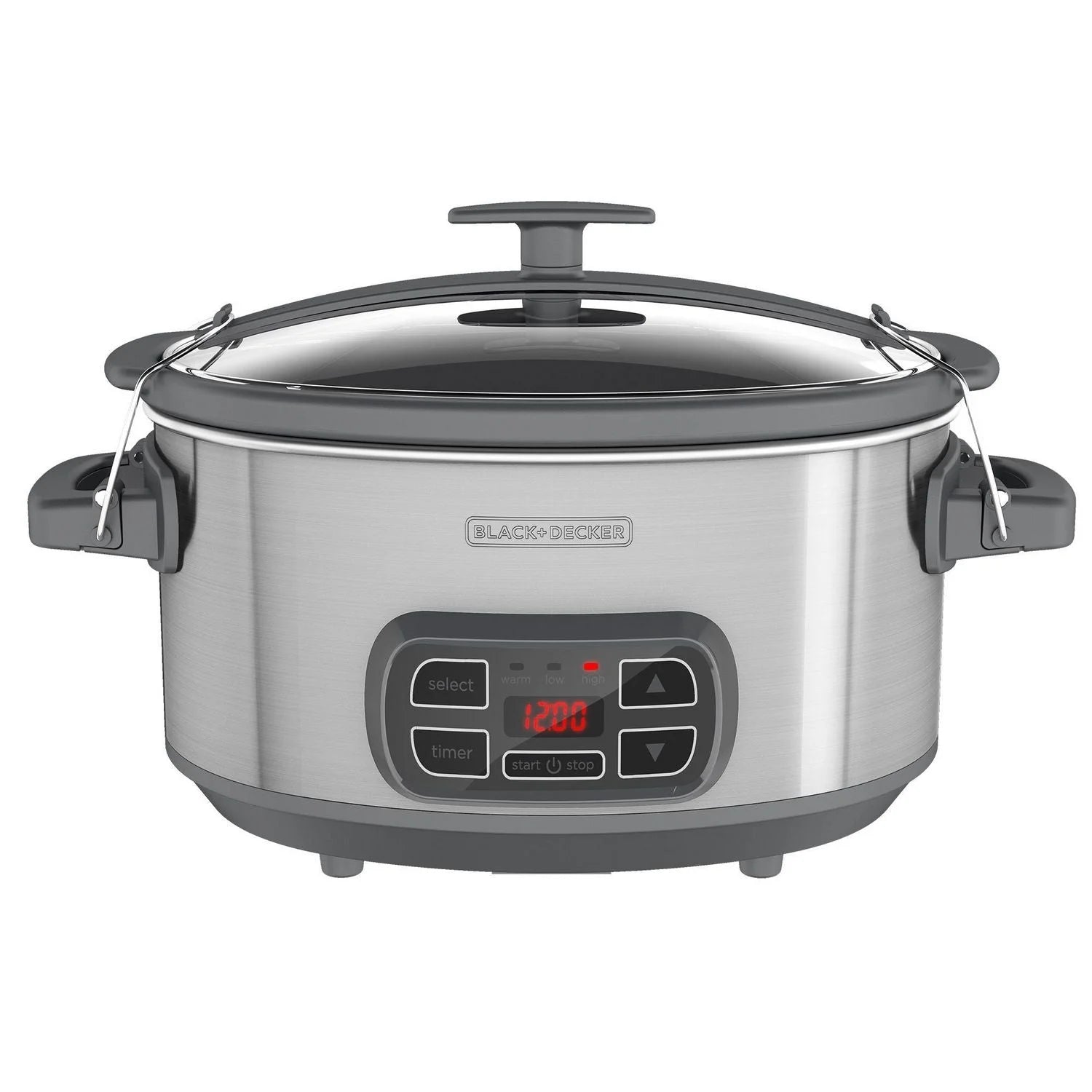 Digital Slow Cooker with 7 Quart Capacity, Stainless Steel C4617