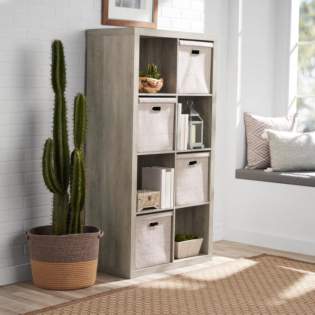 8-Cube Storage Organizer, Rustic Gray P2506