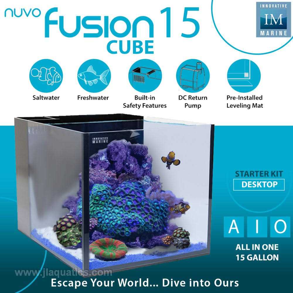 15 Nuvo Fusion AIO Cube Aquarium T140814