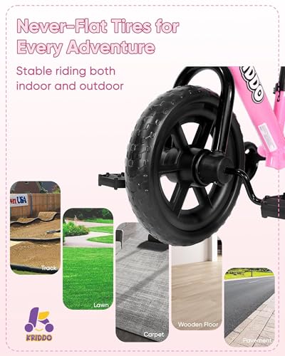 2-in-1 Kids Tricycle and Toddler Balance Bike Black C1652