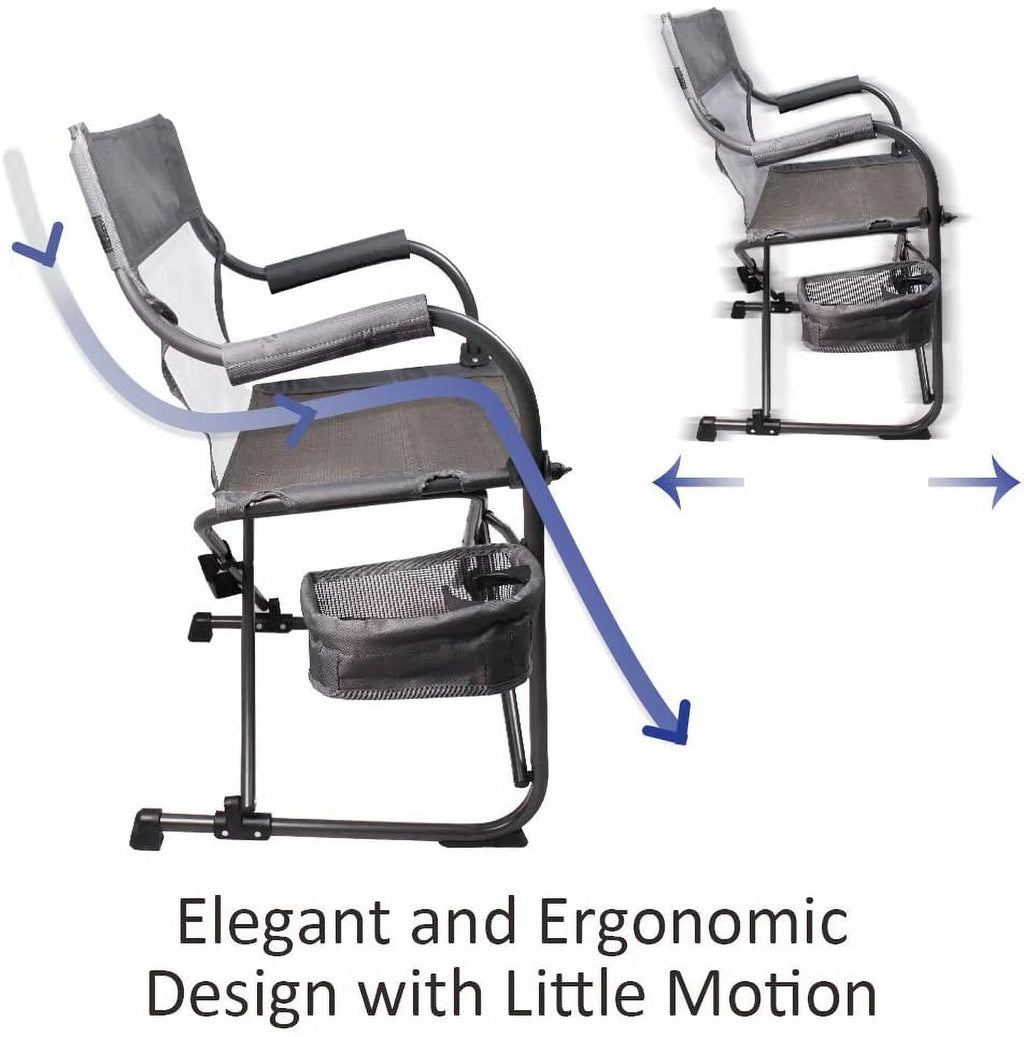 Gray Heavy Duty Folding Director's Chair W959567