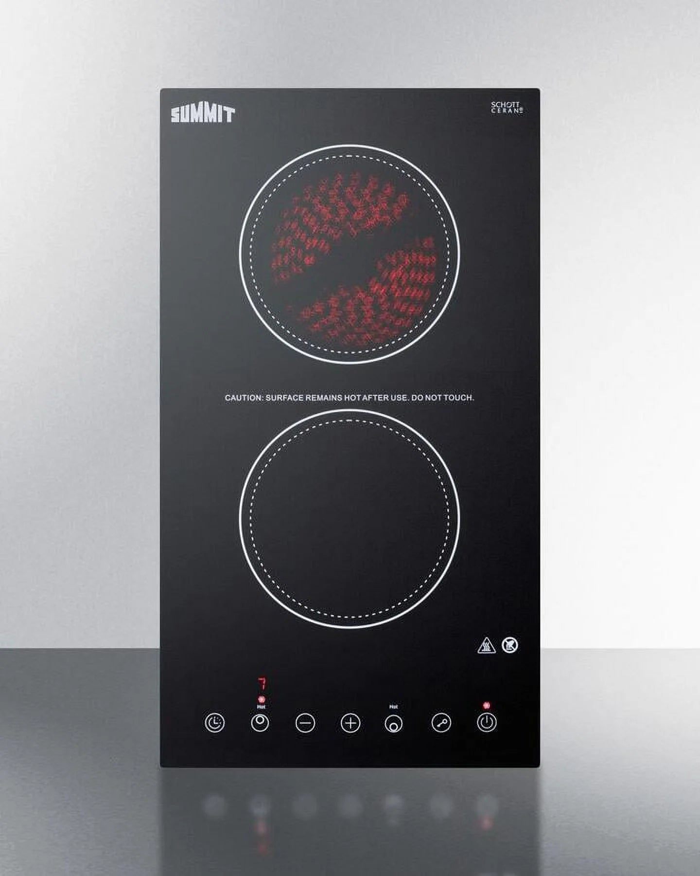 2-Burner Electric Cooktop in Black A91972
