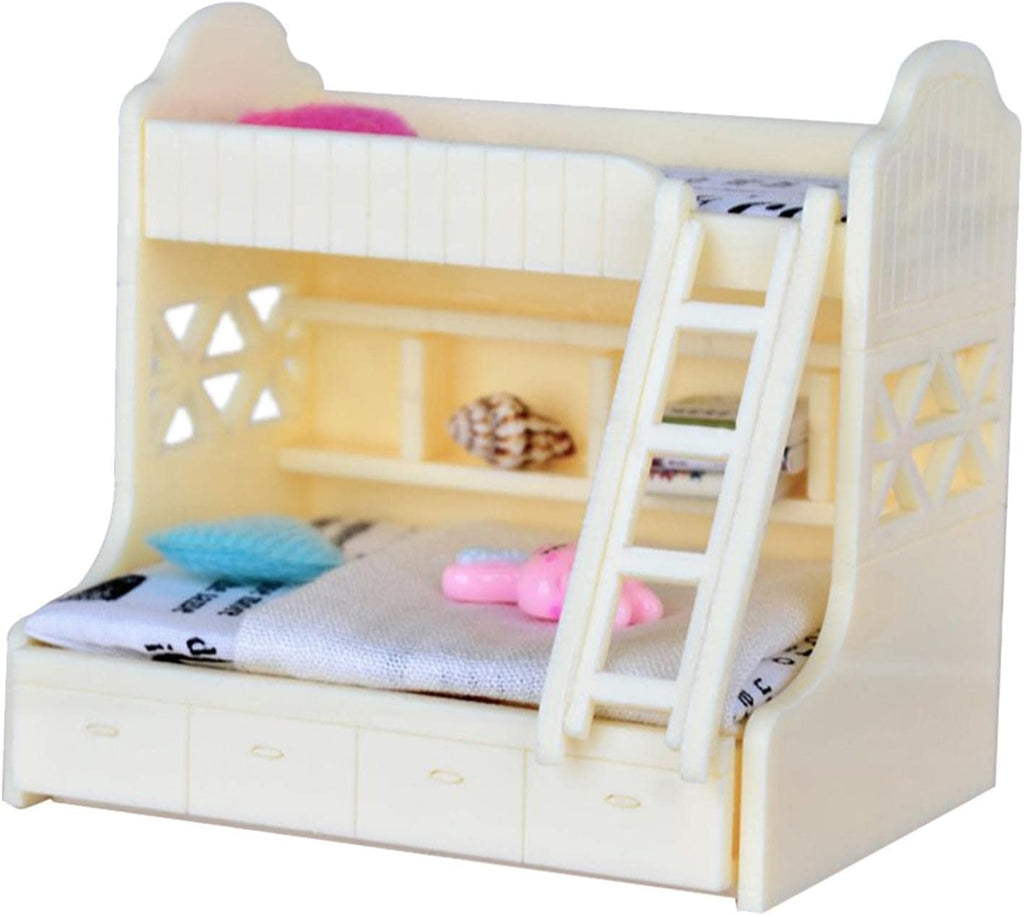 1/12 Scale Miniature Double Bunk Bed Y258445
