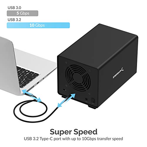 USB 3.2 5-Bay SATA Hard Drive Docking Station with USB-C R866