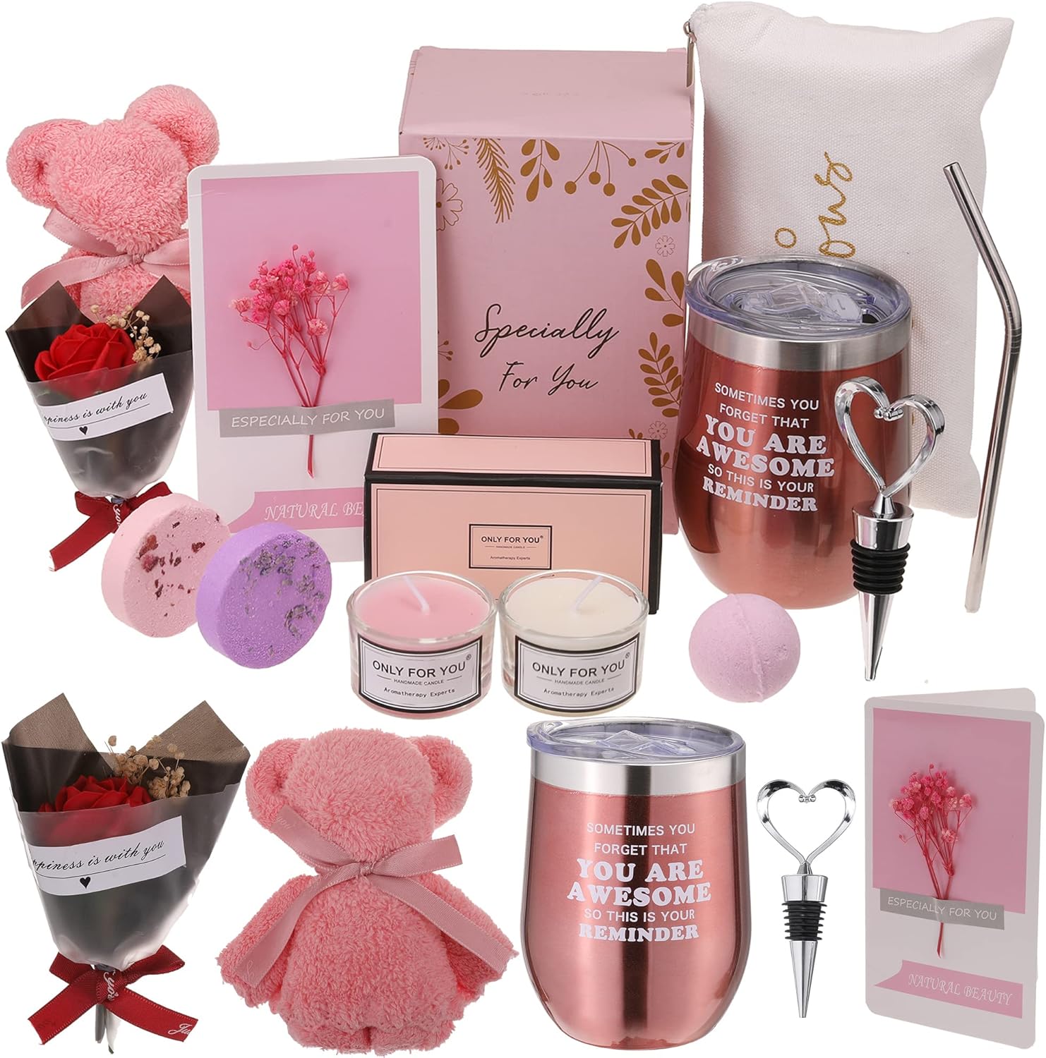 Relaxing Spa Gift Box Basket Bath Set X775