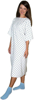 4 Pack Hospital Gowns with Back Ties C4117